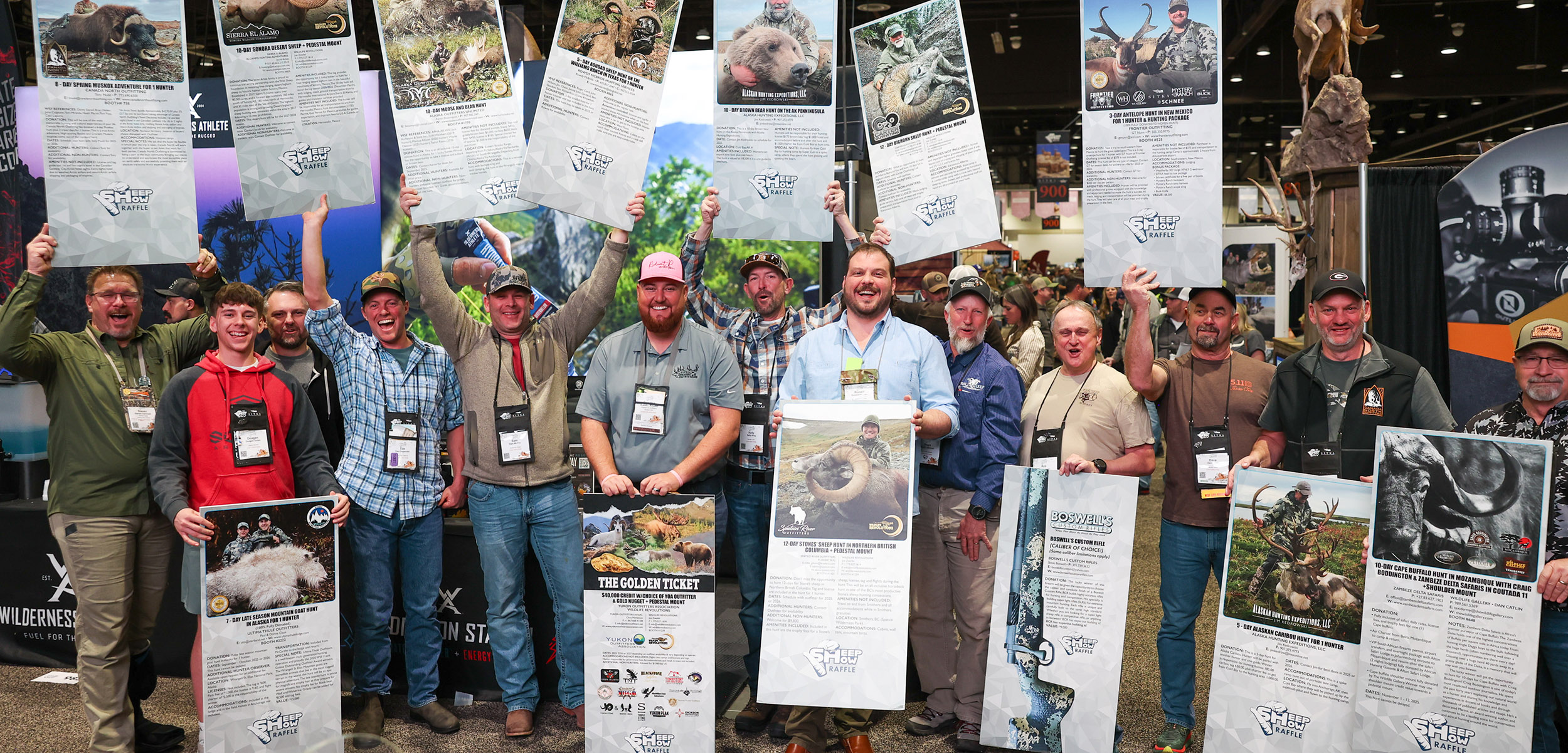 Winners from the 2025 Sheep Show Raffle Drawing